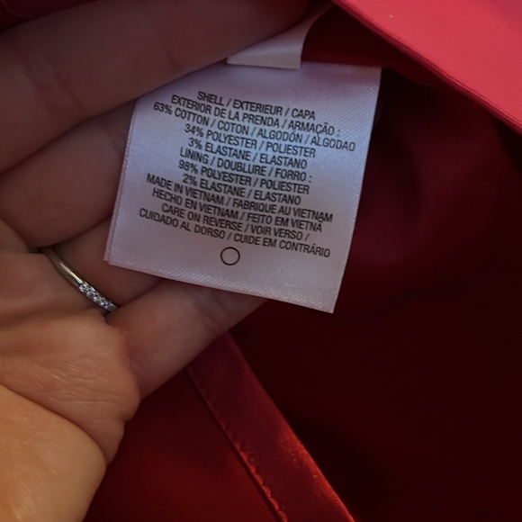 Pink and Red Tahari Dress Size 4 - Picture 4 of 6